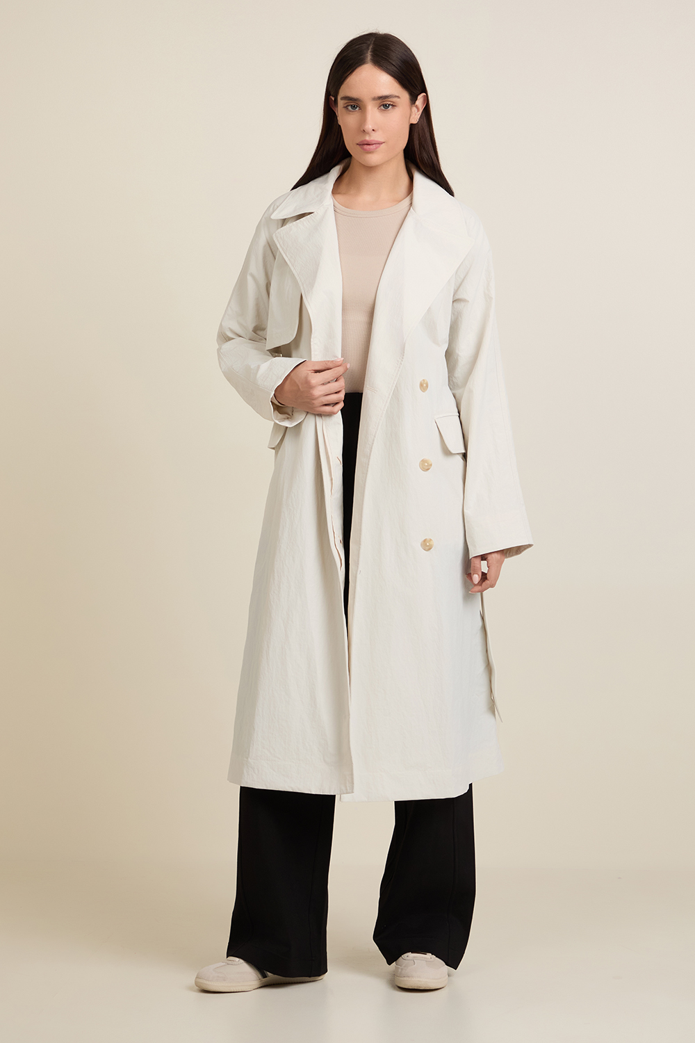 Classic-Fit Trench Coat